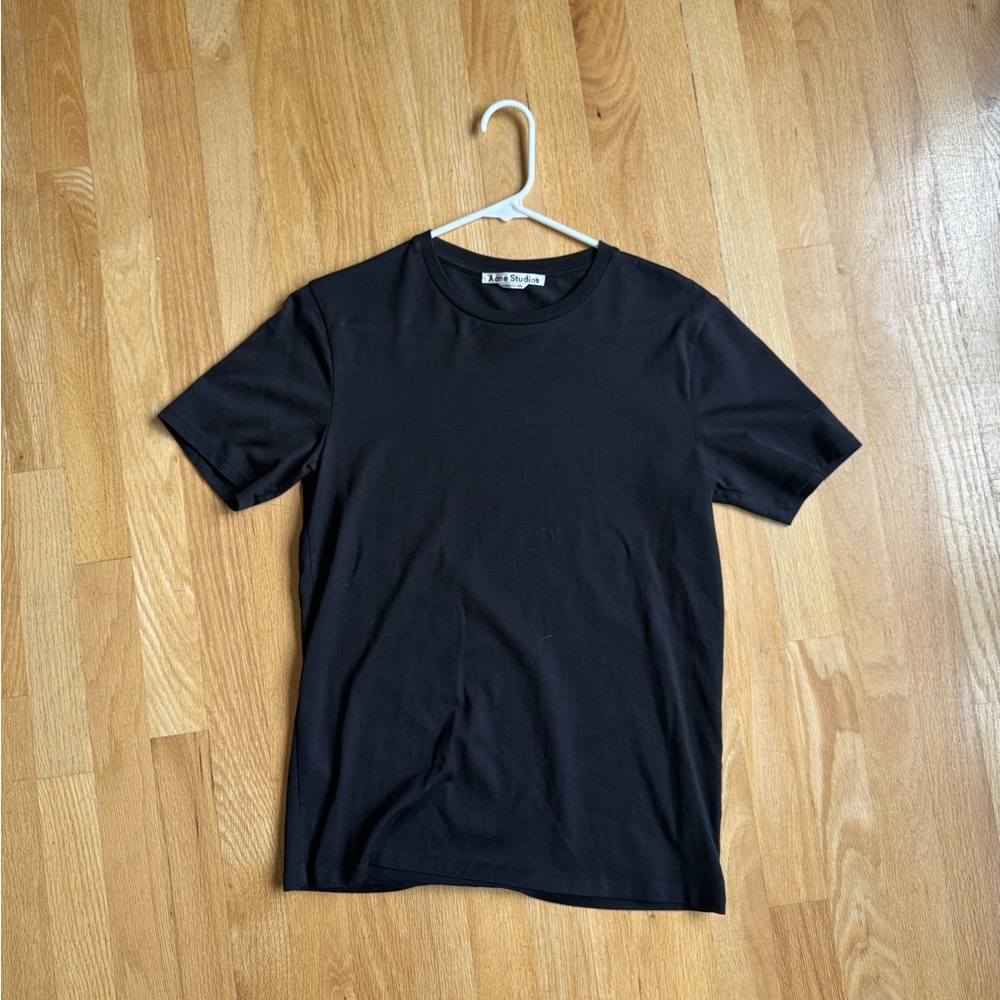 Acne Black Short Sleeve Tee